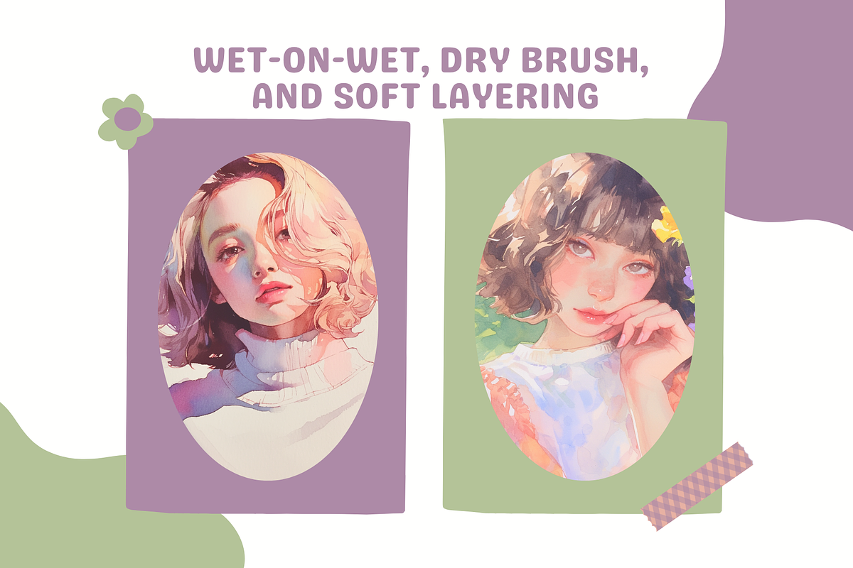 True Watercolor Brushes for Procreat, a Brush Add-On by nikiartcorner (Photo 6 of 8)
