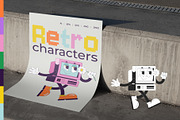 Retro Groovy Tech Characters Pack, a Decorative Illustration by IMG Visuals (Thumbnail 7 of 8)