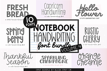 NOTEBOOK HANDWRITING Bundle Vol 4