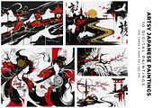 Artsy Japanese Paintings, a Decorative Illustration by Digital Art Creations (Thumbnail 1 of 5)
