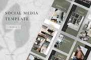 Marble - Social media template, a Social Media Template by Digital Breath templates (Thumbnail 1 of 6)