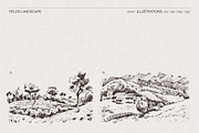 Vintage Nature Landscape Collection, a Seasonal Illustration by TheMountBirdStudio (Thumbnail 3 of 17)