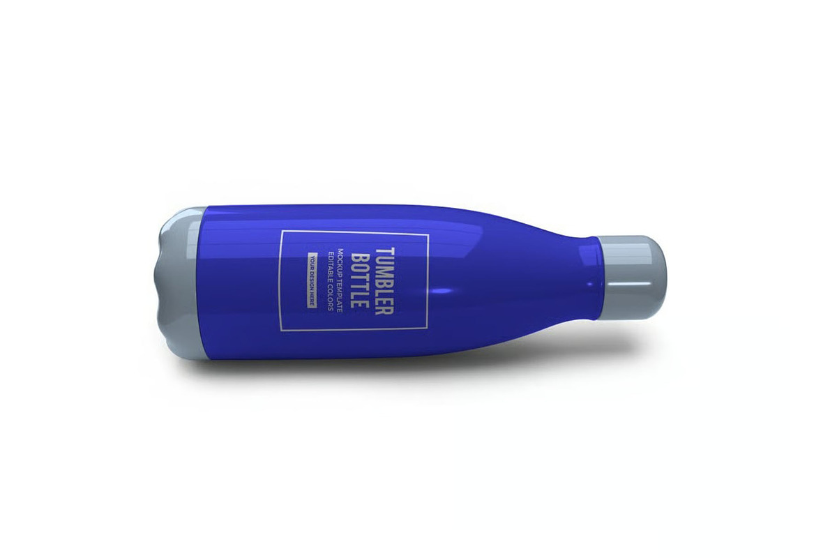 Tumbler Drink Bottle Mockup Template, a Household Mockup by DesignRushMarket (Photo 10 of 11)