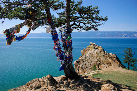 Mountain Shamanka at Baikal