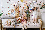60 Realistic Party Confetti Overlays, an Object Graphic by 3Motional (Thumbnail 3 of 14)