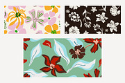 Abstract Floral Patterns, a Pattern Graphic by Trisuphat (Thumbnail 2 of 8)