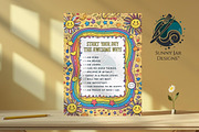 Sunny Day Kids Printable Bundle, a Print Template by Sunny Jar Designs (Thumbnail 5 of 5)