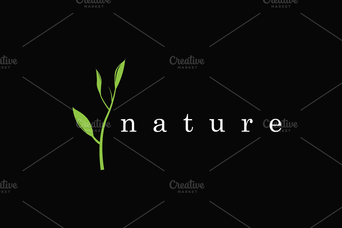 Minimalist Leaf Emblem Logo, a Branding & Logo Template by Maylianaw28 (Photo 1 of 2)