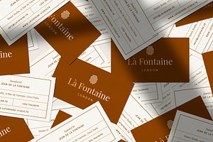 Business Card Template - La Fontaine