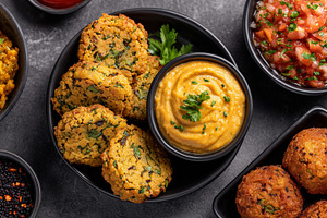 Traditional Middle Eastern falafel, a Food & Drink Photo by MistyDay