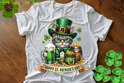 St. Patrick’s Day Cat PNG, an Illustration by Canvas Craft (Thumbnail 4 of 4)