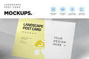A4-A5-A6 Landscape Post Card Mockups, an Advertising Mockup by megostudi0 (Thumbnail 6 of 6)
