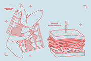 American Food Vector Illustrations, a Food Illustration by TheFoodAtlas (Thumbnail 2 of 19)