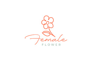 flower plant botanical florist logo, a Branding & Logo Template by devastd