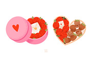 Valentine’s Day bouquets, an Object Graphic by vik.stock (Thumbnail 4 of 6)