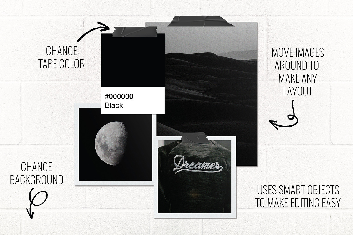 Mood Board Template, a Social Media Template by 89 Golden Blvd (Photo 3 of 4)