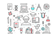 Work From Home, Distance Education, an Outline Icon by Nuburu (Thumbnail 4 of 4)