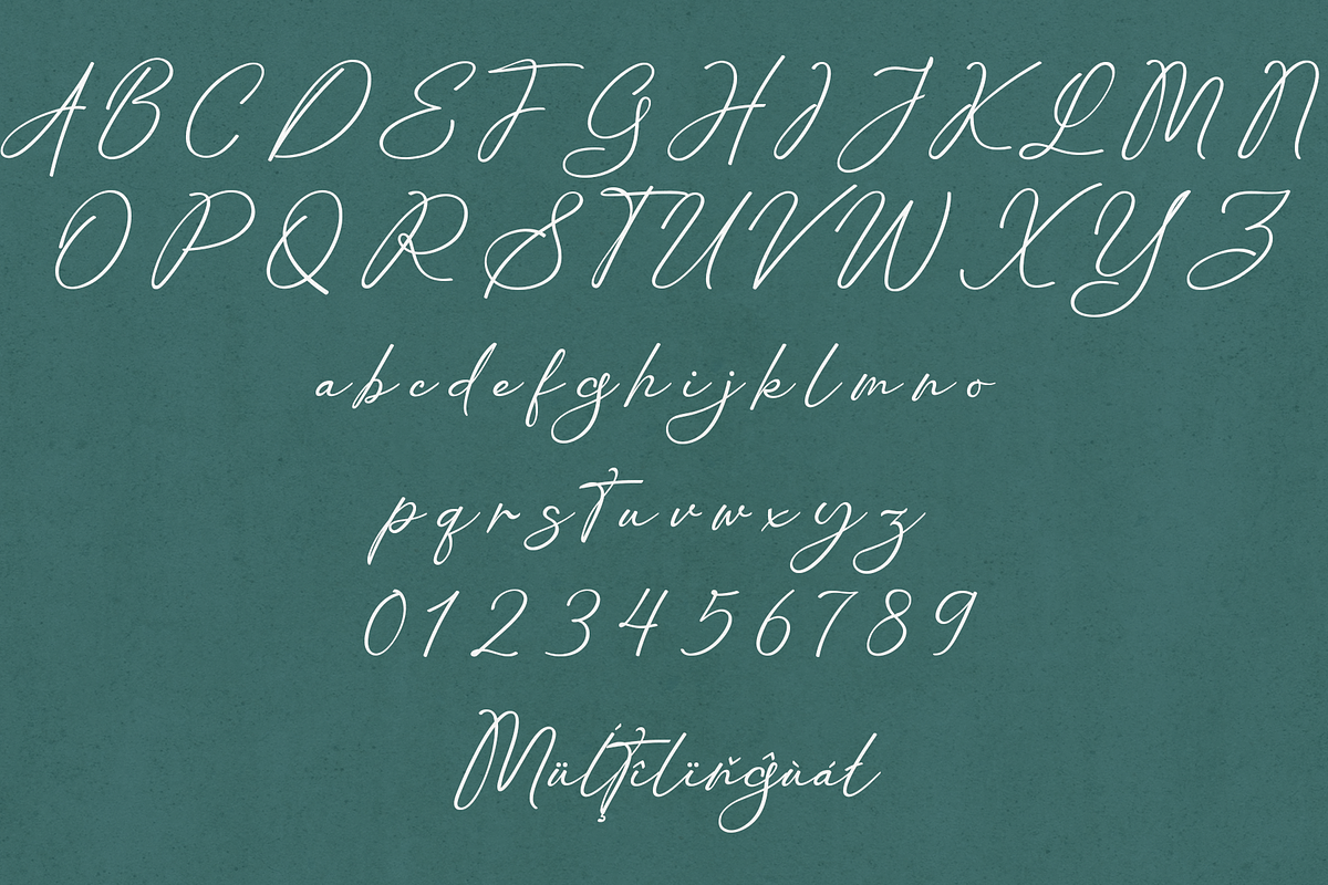 Amsthon – Handwritten Font, a Script Font by NDNL Studio (Photo 7 of 8)