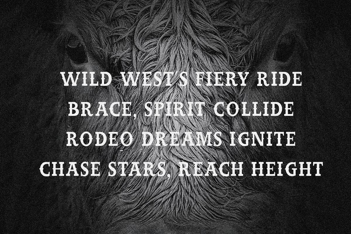 West Carabao | Western Slab Font, a Slab Serif Font by Mofr 24 (Photo 11 of 12)