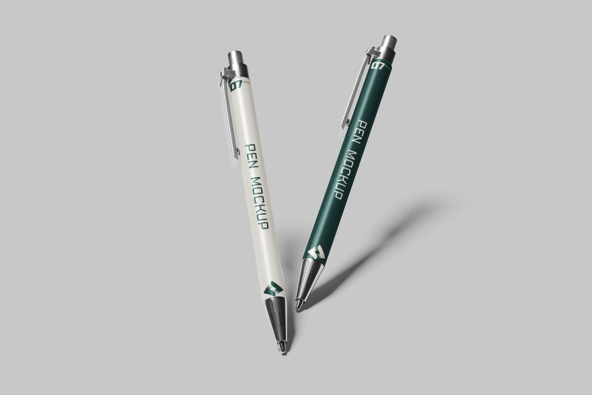 Pen Mockup, a Pens & Pencil Mockup by seramoe (Photo 2 of 5)