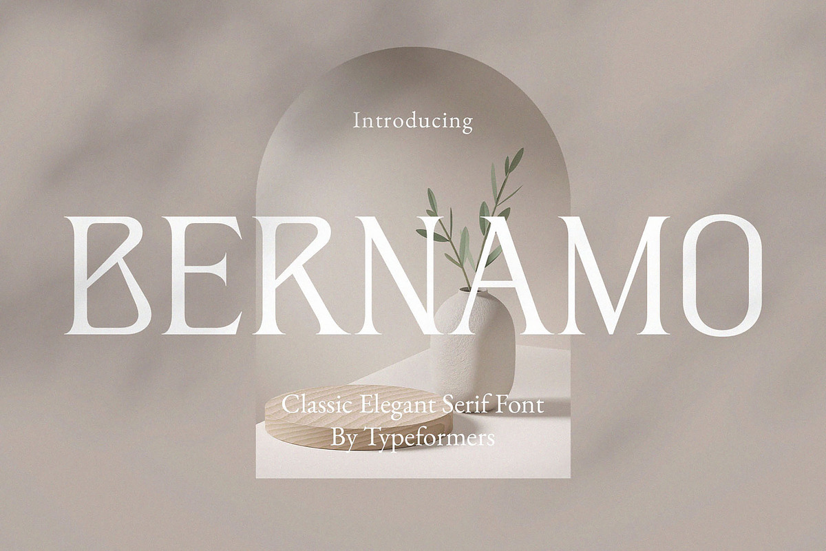 Bernamo - Classic Modern Serif, a Serif Font by Typeformers (Photo 1 of 5)