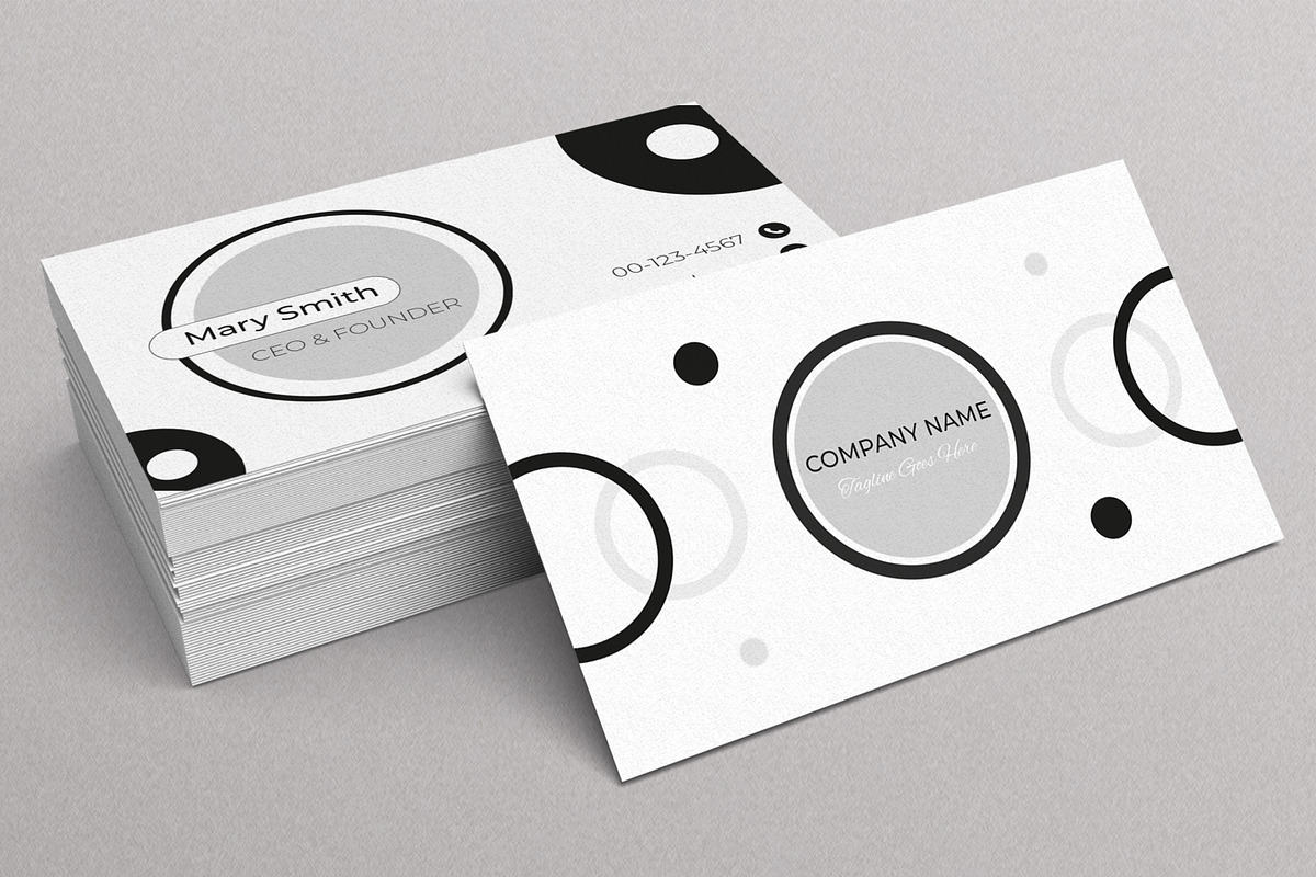 Business Card Template Design, a Business Card Template by MightyDesign (Photo 2 of 6)