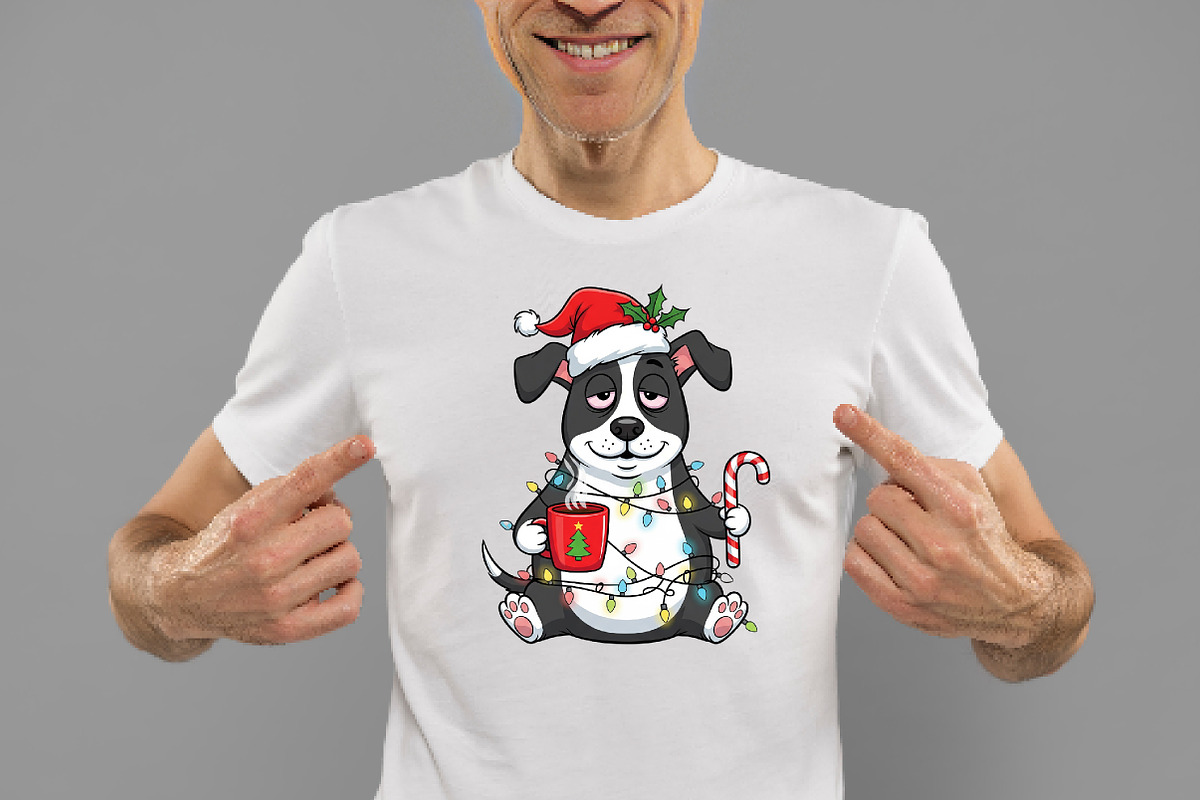 Christmas Funny Dog Coffee Png, an Illustration by Daily.Designs (Photo 2 of 5)