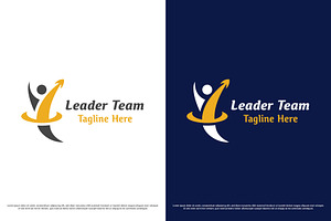 Leader Team Company Logo Template