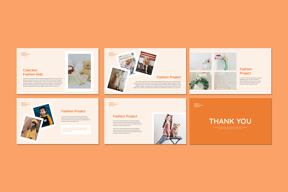 Fashion Kids - PowerPoint Template, a Presentation Template by QR Design Studio (Photo 3 of 3)
