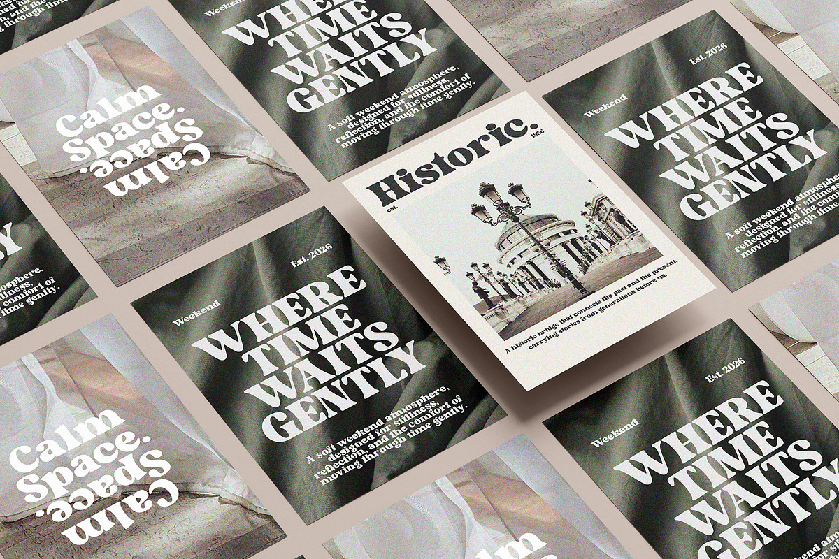 Magic Display | Retro Serif Typeface, a Serif Font by Typoraith Co (Photo 7 of 16)