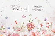Watercolor Blush Flowers, a Decorative Illustration by Damian Roh (Thumbnail 3 of 15)