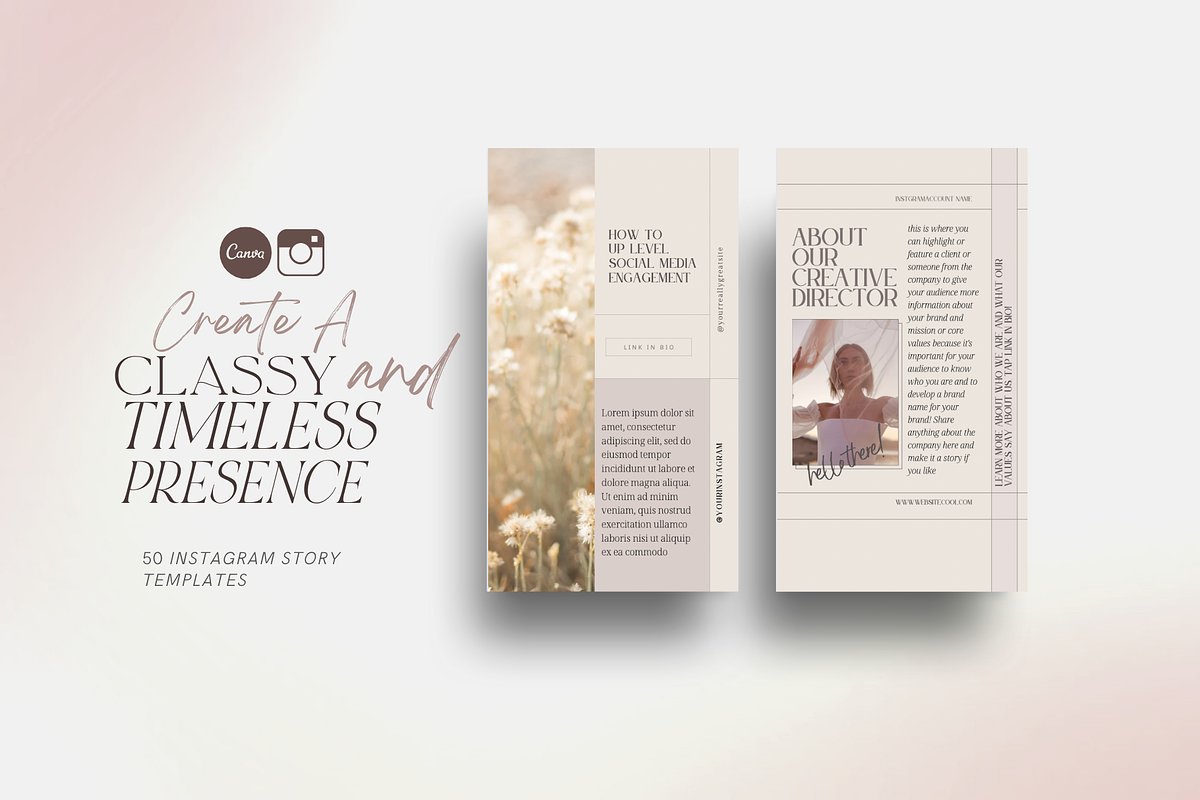 The Real Canva IG Story template, a Social Media Template by ALunadoki Design (Photo 5 of 9)