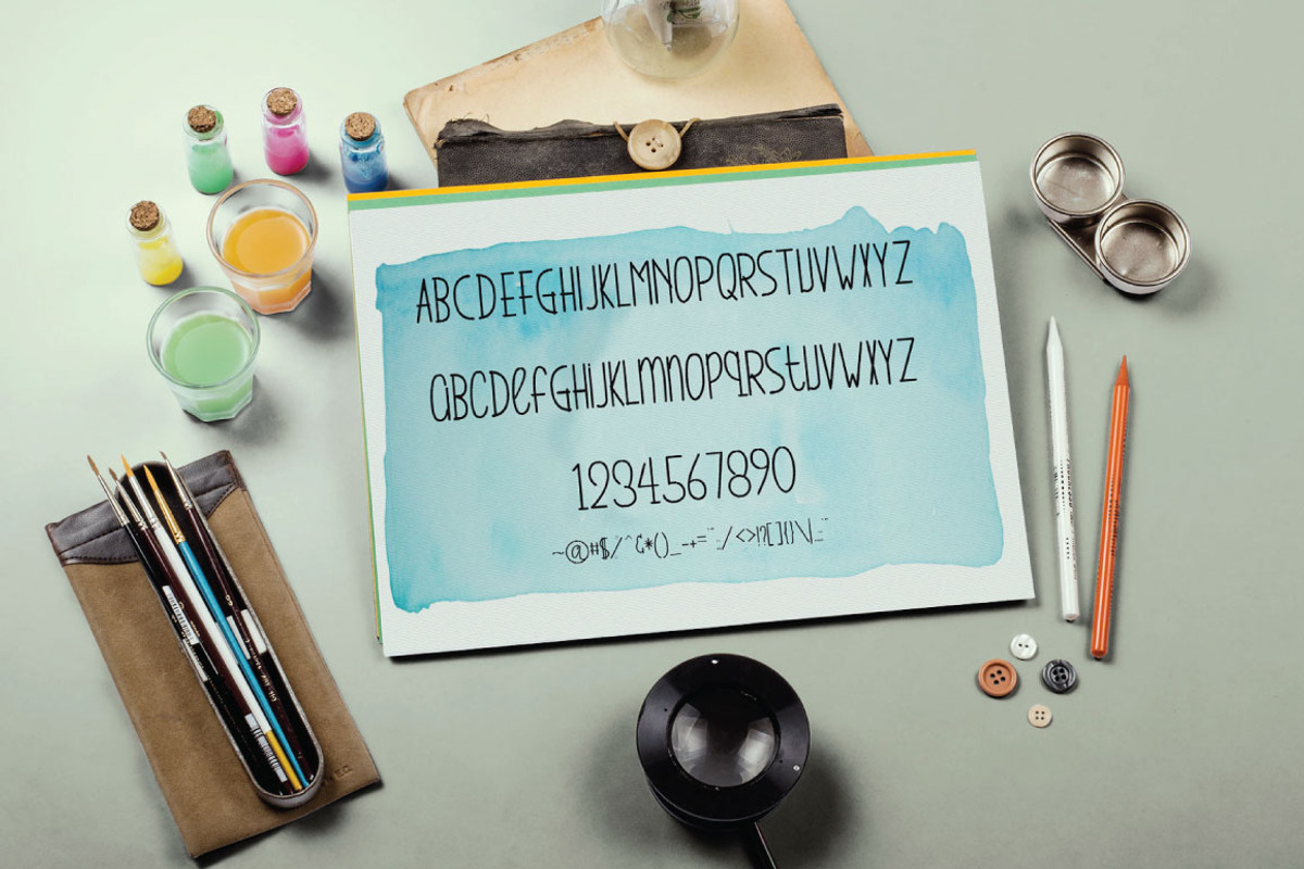 Mondix Typeface preview 3
