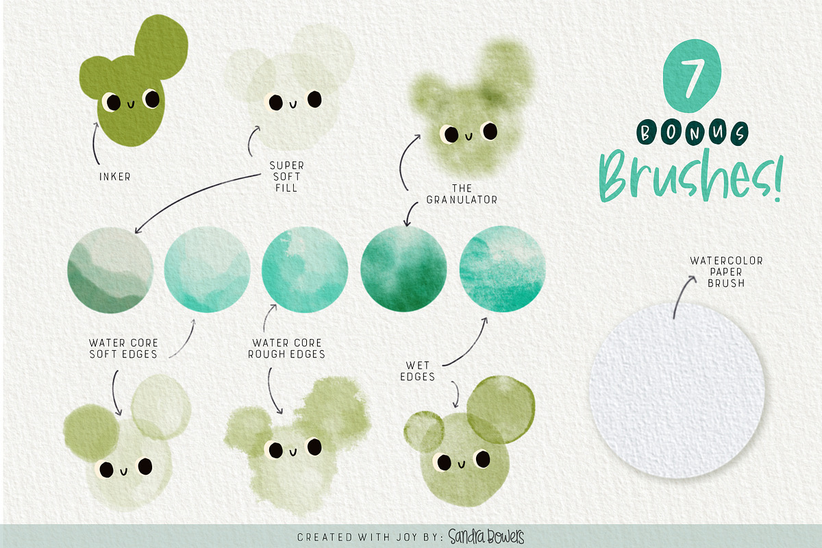 SB's Super Simple Watercolor Set, a Brush Add-On by Sandra Mejia (Photo 4 of 19)