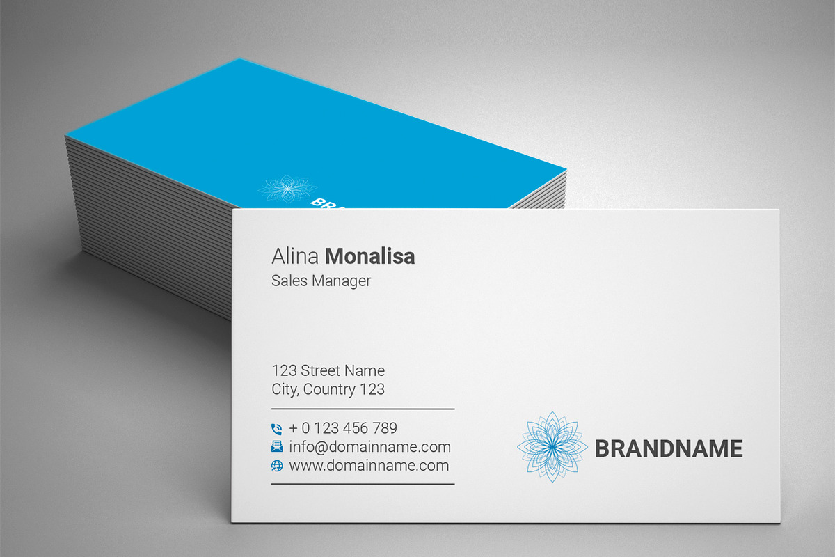 Professional Business Card Template, a Business Card Template by designSultan (Photo 1 of 6)