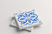 Azulejo Azure. Watercolor collection, a Decorative Illustration by Liliia Polos Illustration (Thumbnail 2 of 11)