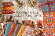 Vintage Boho & Folk Patterns, a Pattern Graphic by Sonulkaster (Thumbnail 1 of 12)