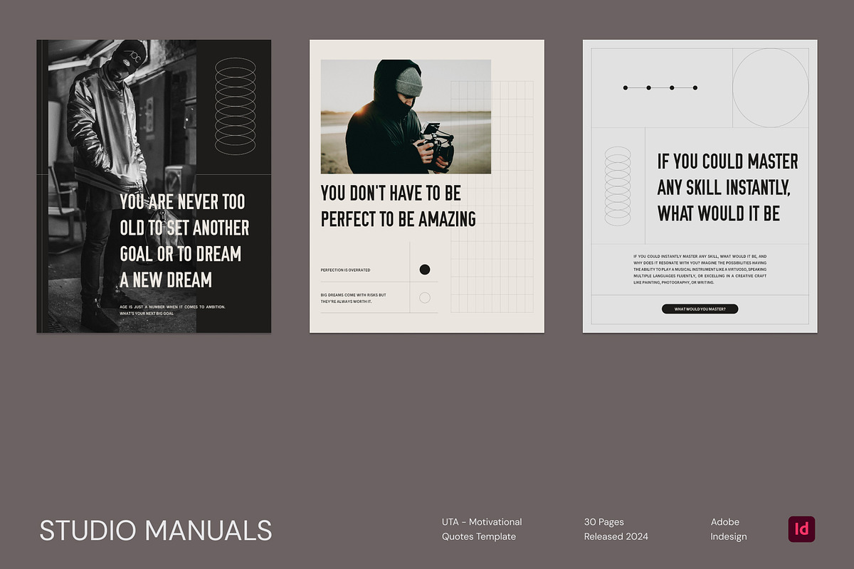 UTA – Motivational And Quotes, a Social Media Template by Studio Manuals (Photo 1 of 8)