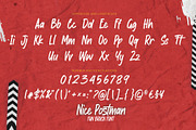 Nice Postman - Fun Brush Font, a Font by Gassstype (Thumbnail 6 of 8)
