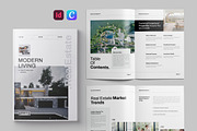 Real Estate Brochure | Canva, a Brochure Template by Pixelpick (Thumbnail 1 of 9)
