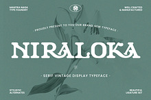 Niraloka - Serif Vintage Display