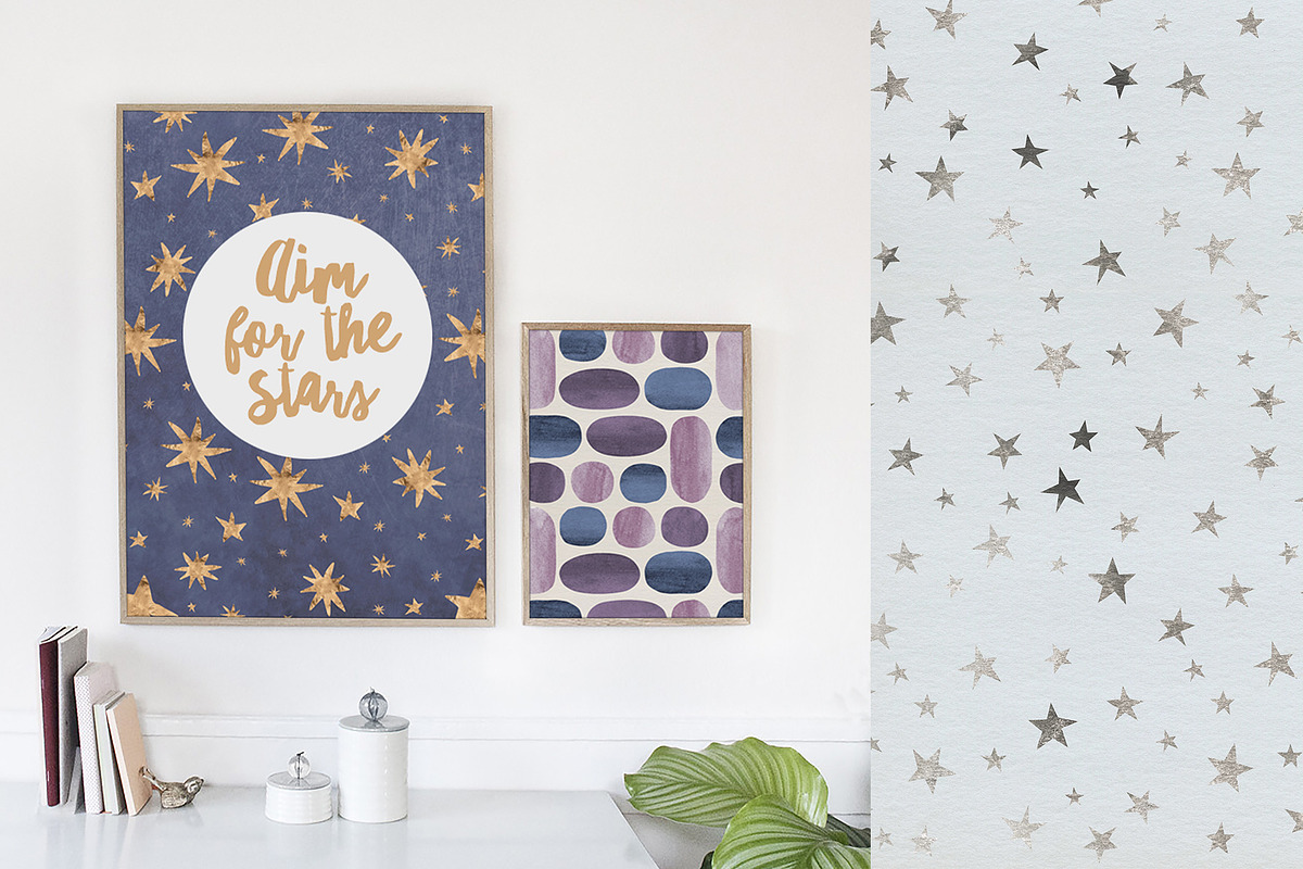Northern Nights & Silver Hygge, a Pattern Graphic by Blixa 6 Studios (Photo 2 of 3)