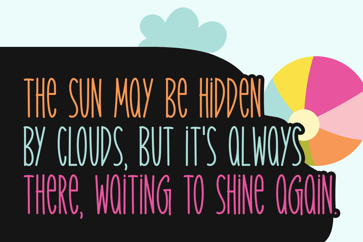 Mellow Sunshine Typeface, a Handwritten Font by Seemly Fonts (Photo 4 of 5)