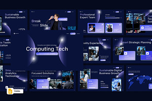 Computing Tech Google Slides, a Presentation Template by Loin Studio