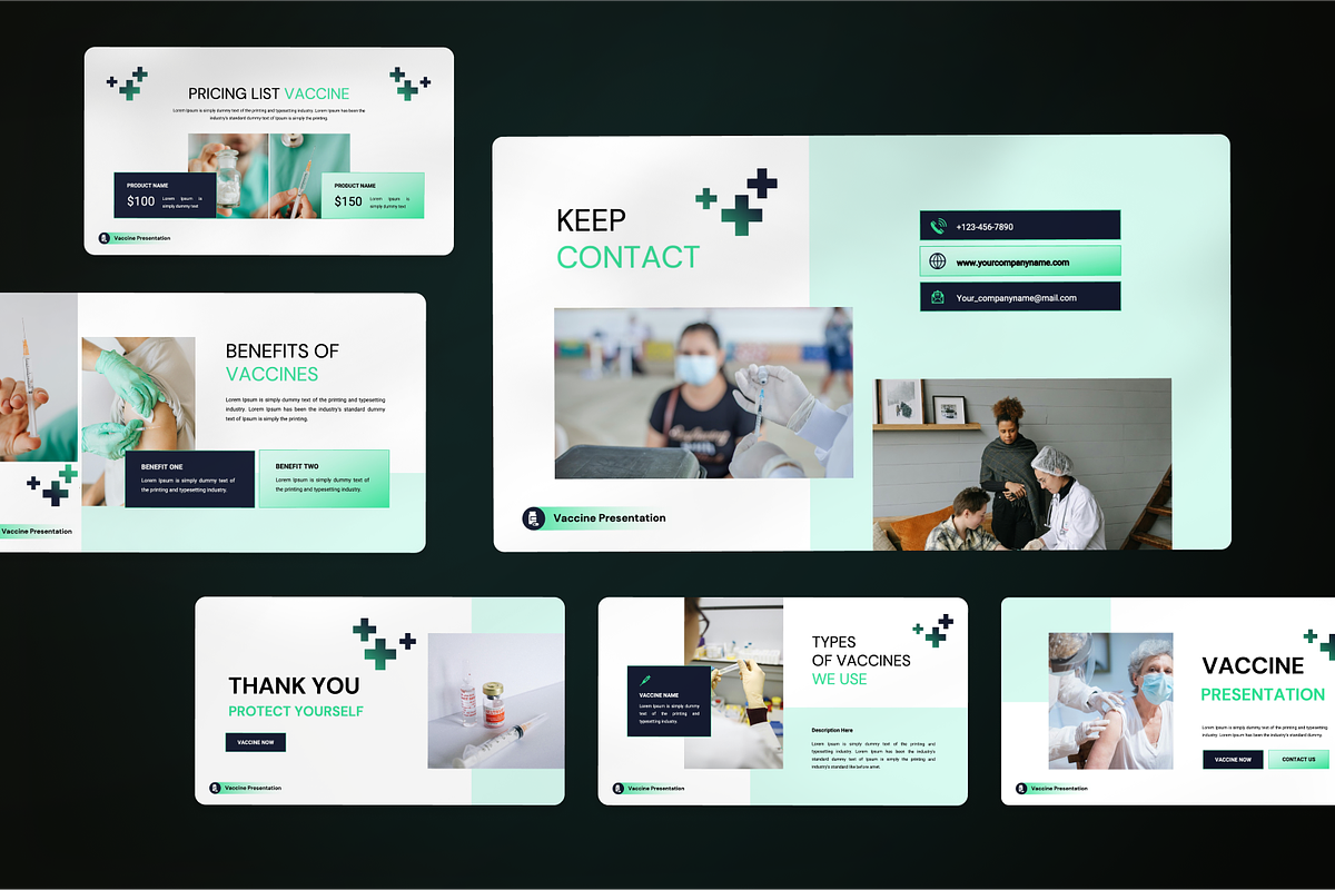 Vaccine Presentation Google Slides, a Presentation Template by SquidPixey (Photo 6 of 7)