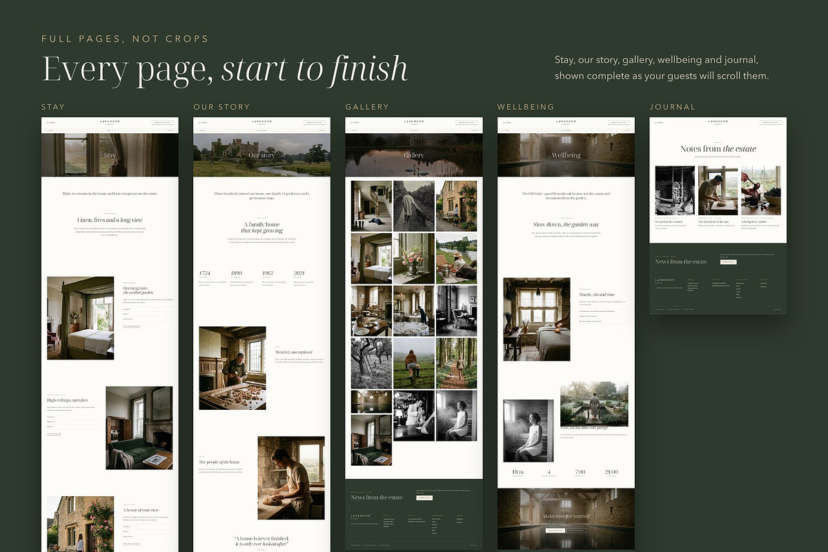 Larkmoor Luxury Hotel Theme, a WordPress Template by Tomasz Ganclerz (Photo 18 of 19)