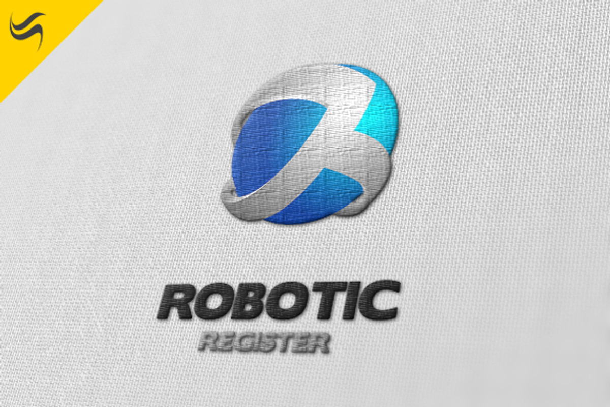 Robotic Register Logo Template, a Branding & Logo Template by sah.bro (Photo 3 of 5)