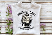 Retro Father's Day Svg Funny Dad Tat, an Illustration by DreamArtGraphic (Thumbnail 4 of 4)