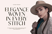 Senoir Elegant Serif Font Typeface, a Serif Font by Perfectype (Thumbnail 4 of 6)