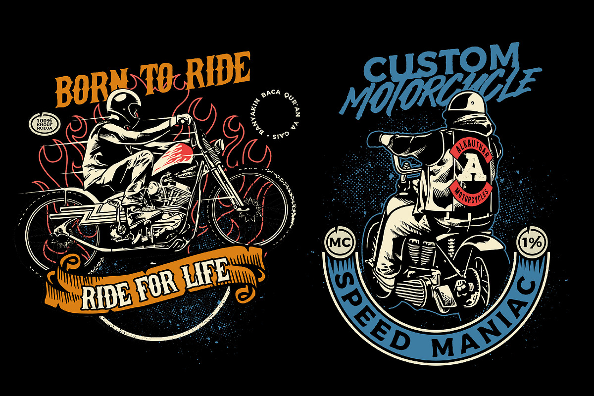 ULTIMATE MOTORCYCLE BUNDLE, a Transportation Illustration by The BolzStudio (Photo 25 of 32)